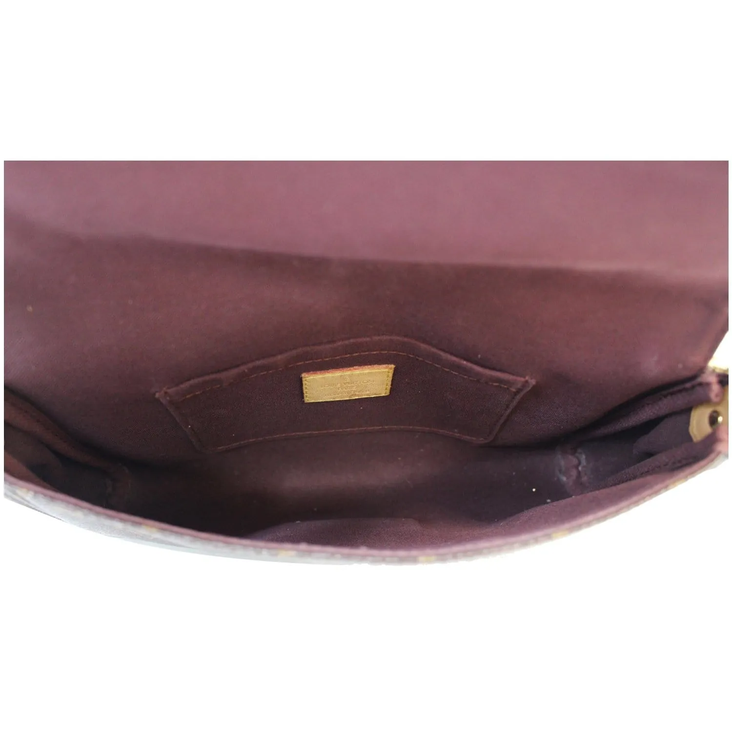 LOUIS VUITTON Favorite MM Monogram Canvas Crossbody Bag Brown