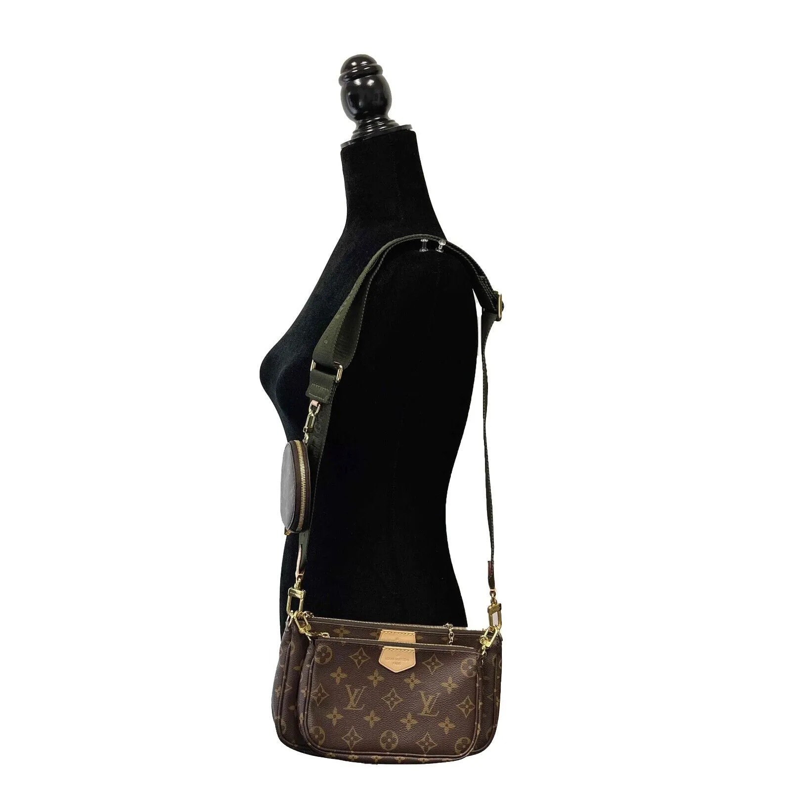 Louis Vuitton - Khaki Multi Pochette - Brown/Beige/Green Crossbody