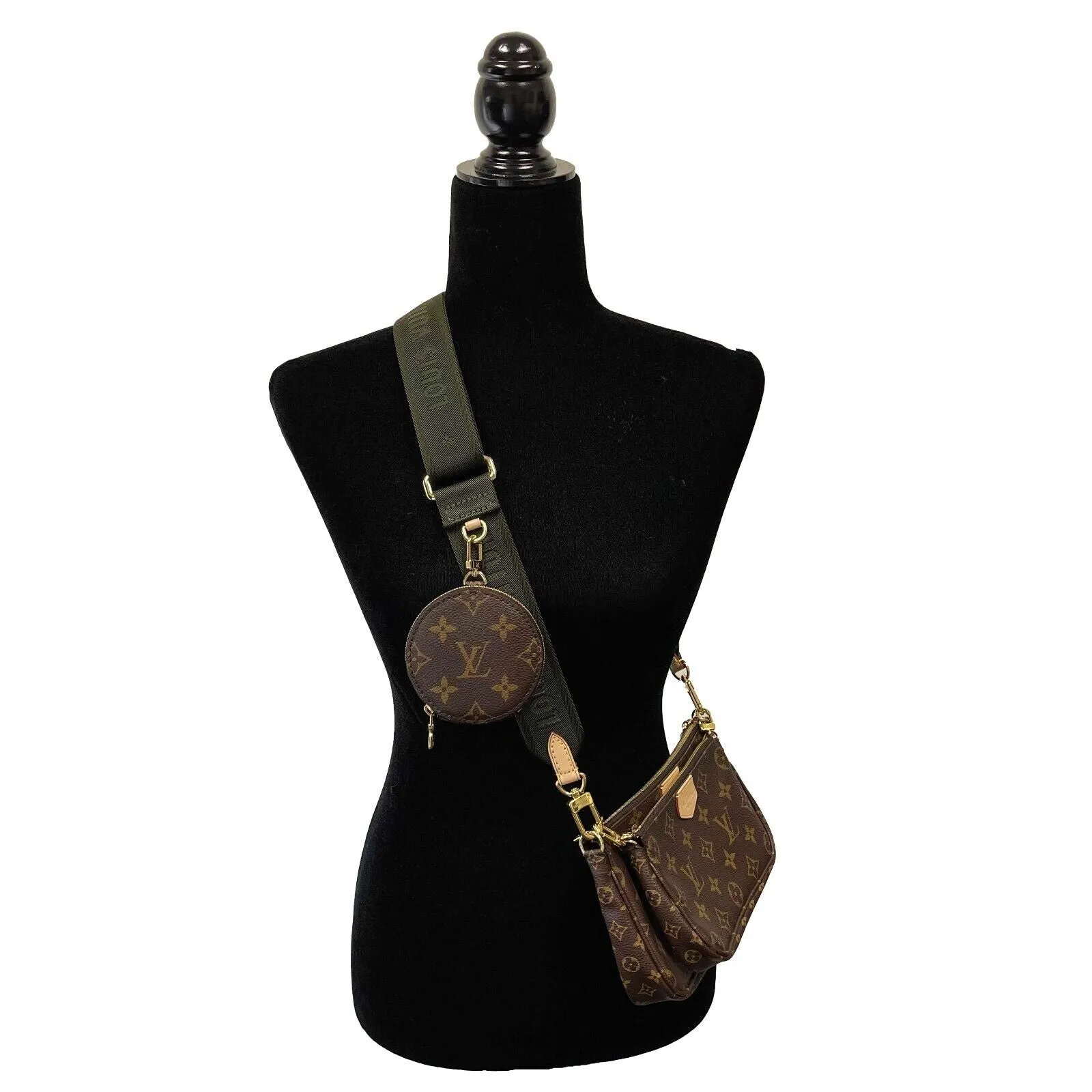 Louis Vuitton - Khaki Multi Pochette - Brown/Beige/Green Crossbody