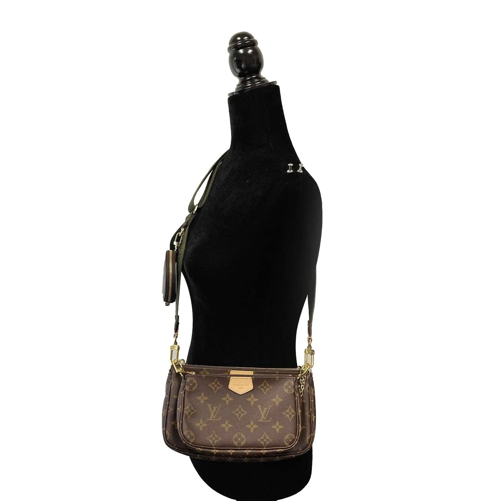 Louis Vuitton - Khaki Multi Pochette - Brown/Beige/Green Crossbody