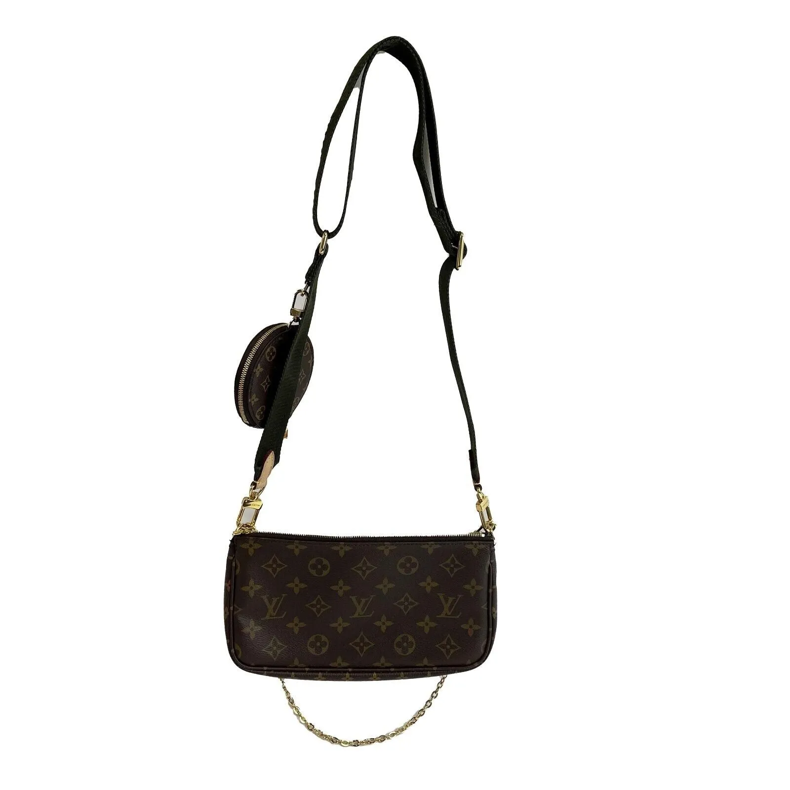 Louis Vuitton - Khaki Multi Pochette - Brown/Beige/Green Crossbody