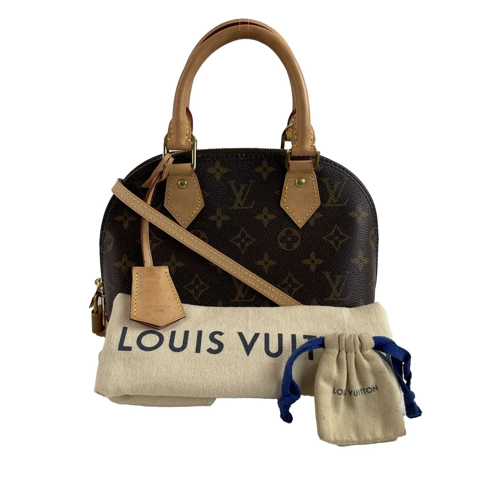 Louis Vuitton - LV Alma BB Monogram - Brown Top Handle w/ Shoulder Strap