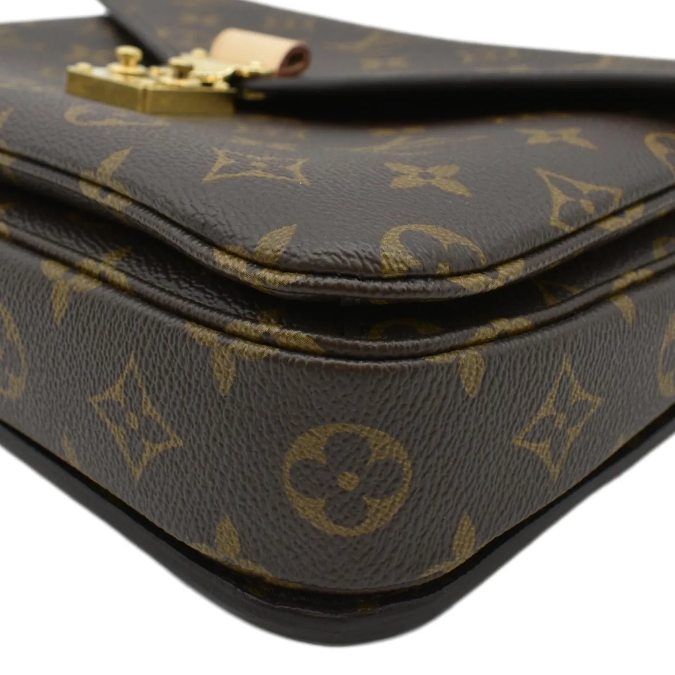 LOUIS VUITTON Metis Pochette Monogram Canvas Crossbody Bag Brown