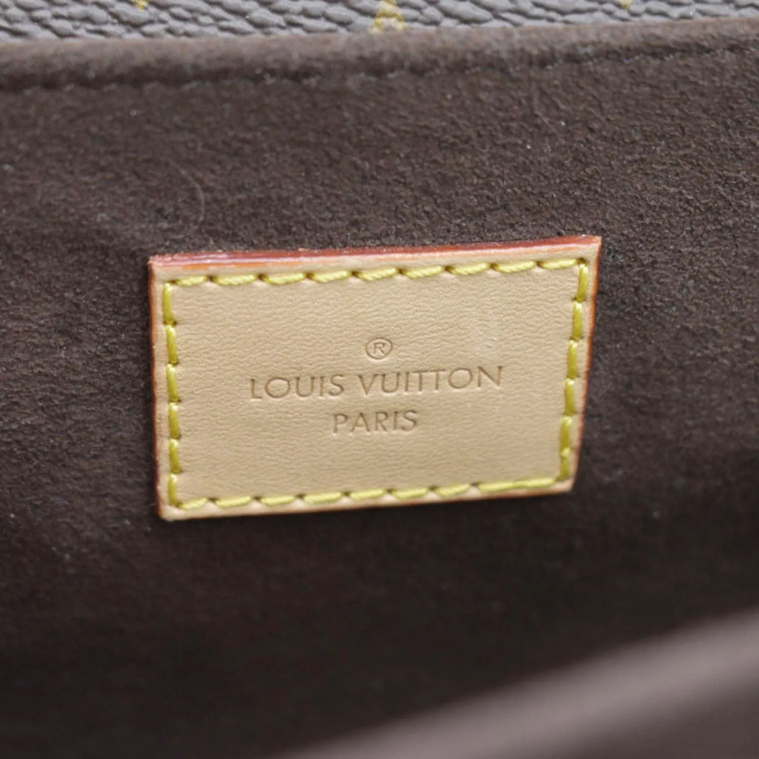 LOUIS VUITTON Metis Pochette Monogram Canvas Crossbody Bag Brown