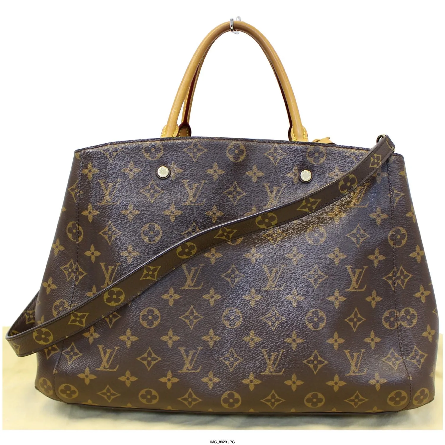 LOUIS VUITTON Montaigne GM Monogram Canvas Shoulder Handbag