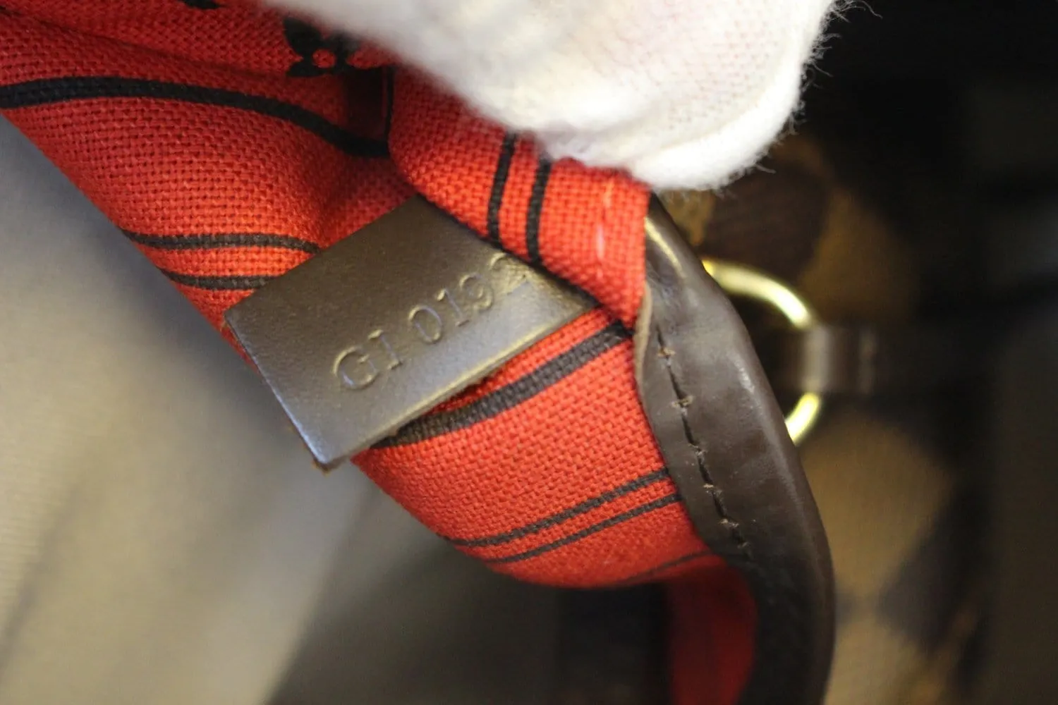 LOUIS VUITTON Neverfull MM Damier Ebene Shoulder Bag