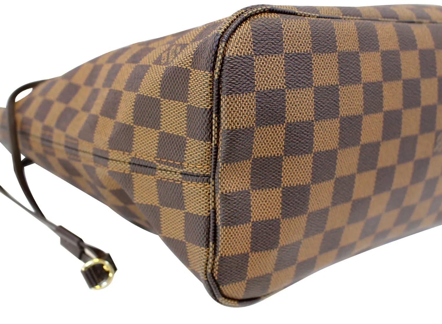 LOUIS VUITTON Neverfull MM Damier Ebene Shoulder Bag
