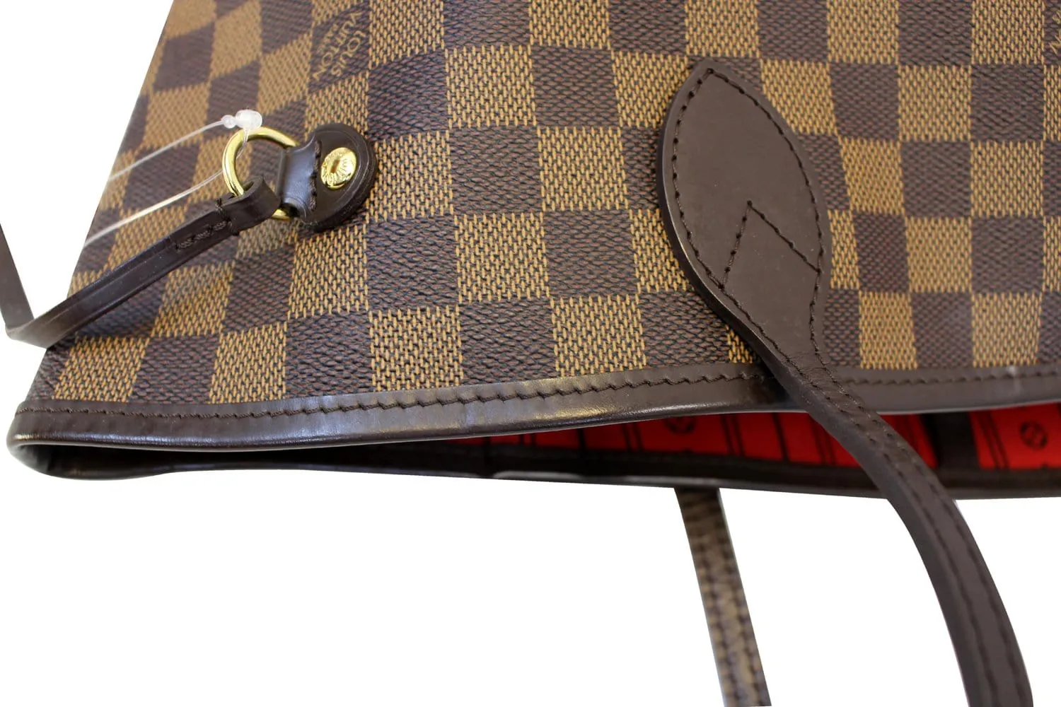 LOUIS VUITTON Neverfull MM Damier Ebene Shoulder Bag