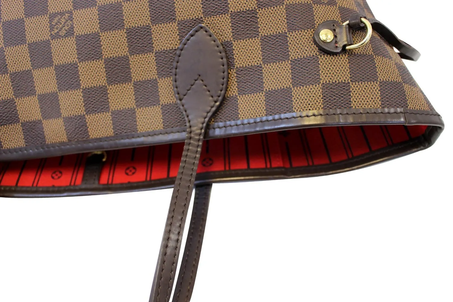 LOUIS VUITTON Neverfull MM Damier Ebene Shoulder Bag