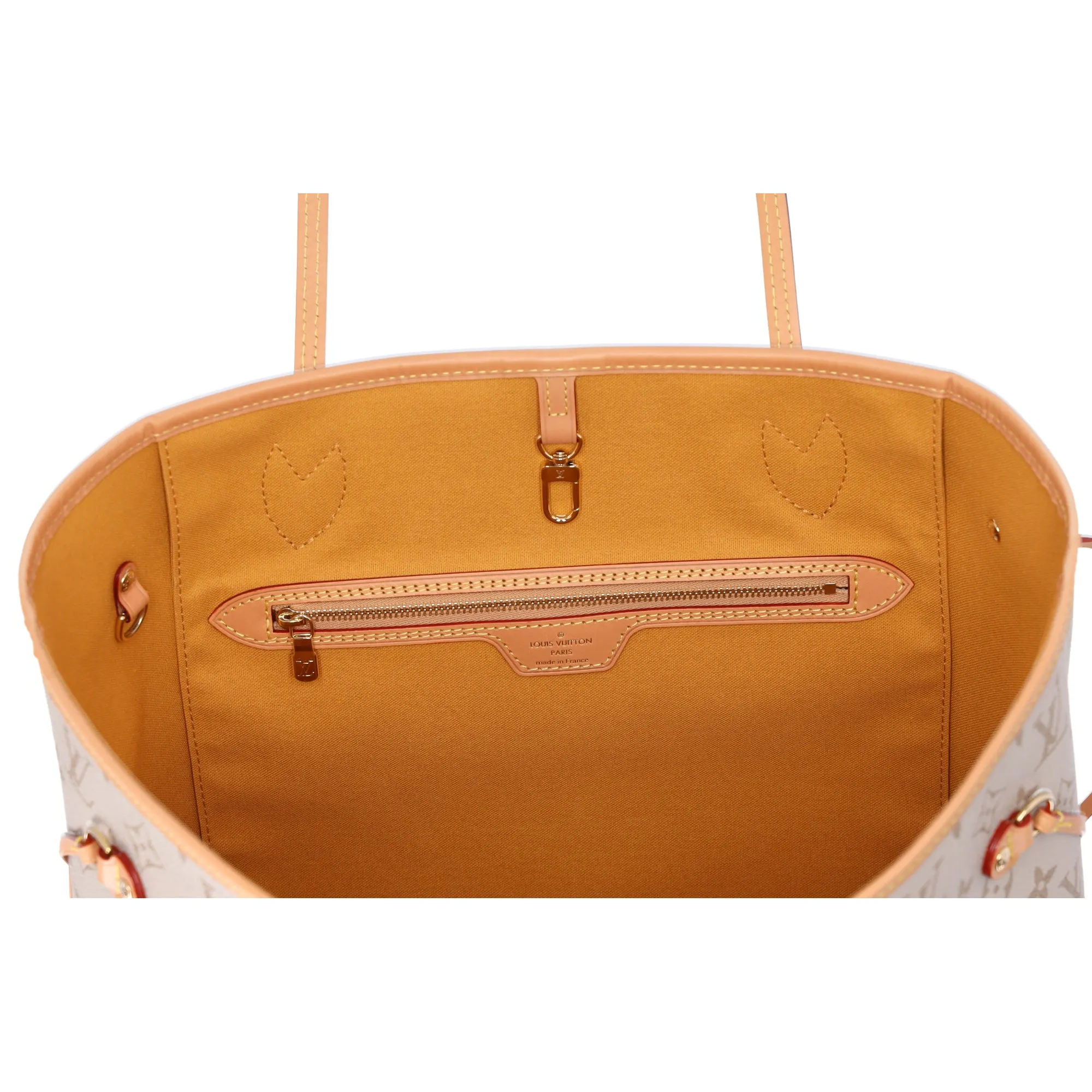 Louis Vuitton Neverfull MM Tote Collection Line M23501 Beige Monogram