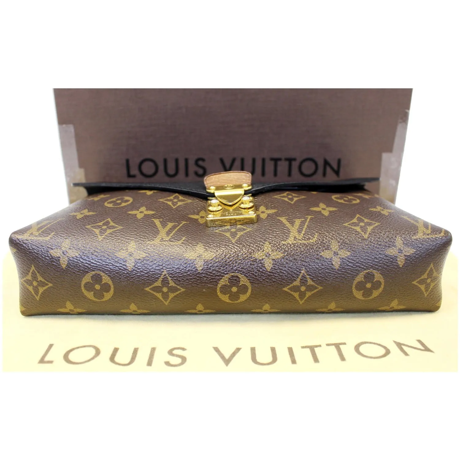 LOUIS VUITTON Pallas Chain Monogram Canvas Crossbody Bag