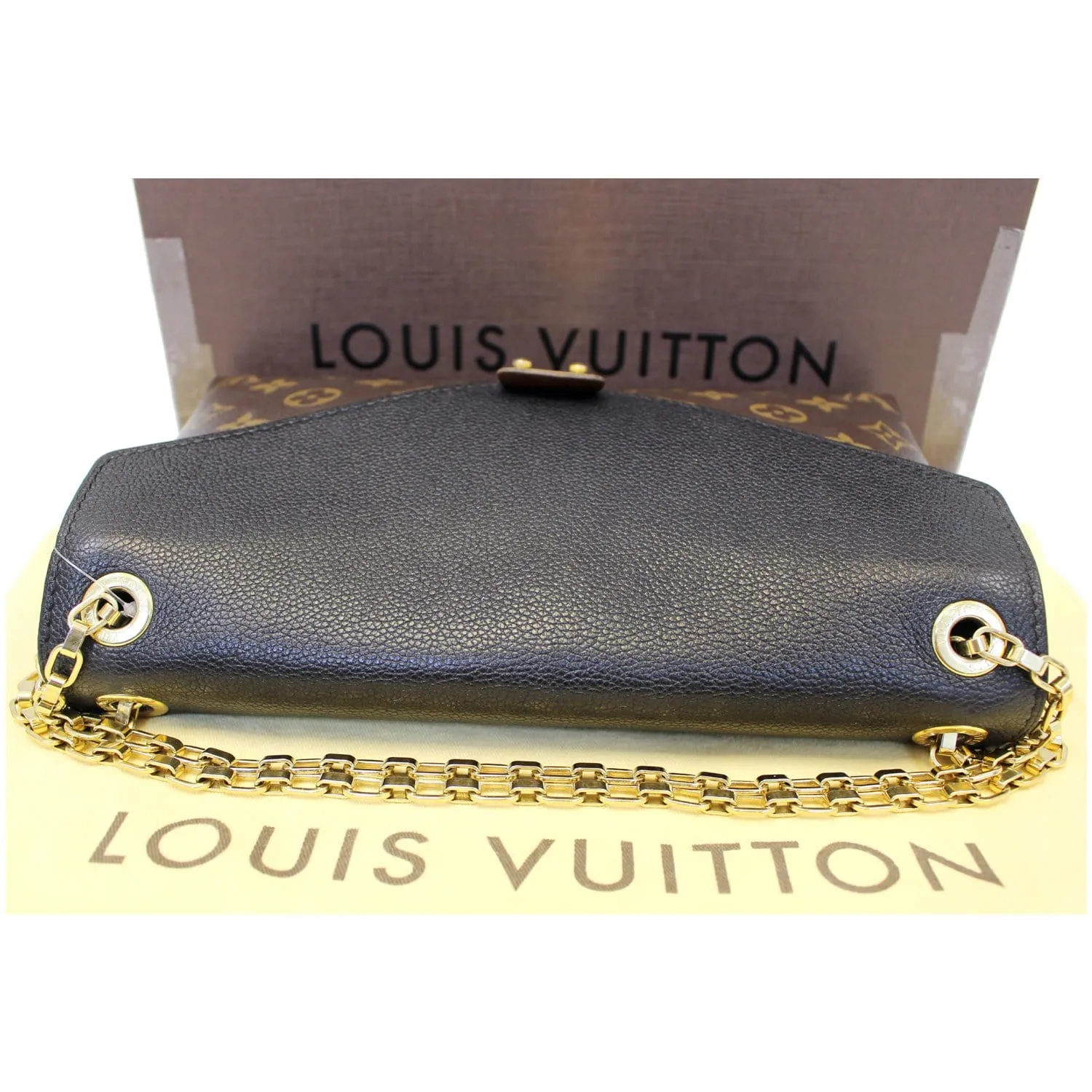 LOUIS VUITTON Pallas Chain Monogram Canvas Crossbody Bag