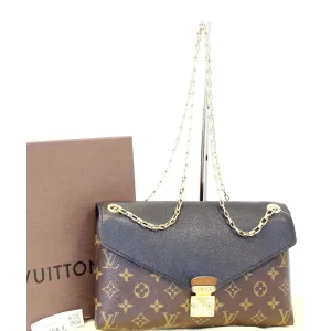 LOUIS VUITTON Pallas Chain Monogram Canvas Crossbody Bag