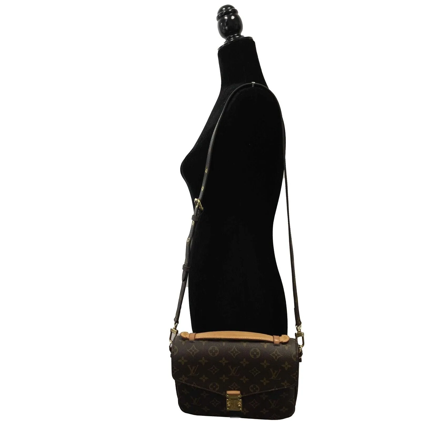 Louis Vuitton Pochette Métis Monogram Canvas Brown Top Handle / Crossbody Strap