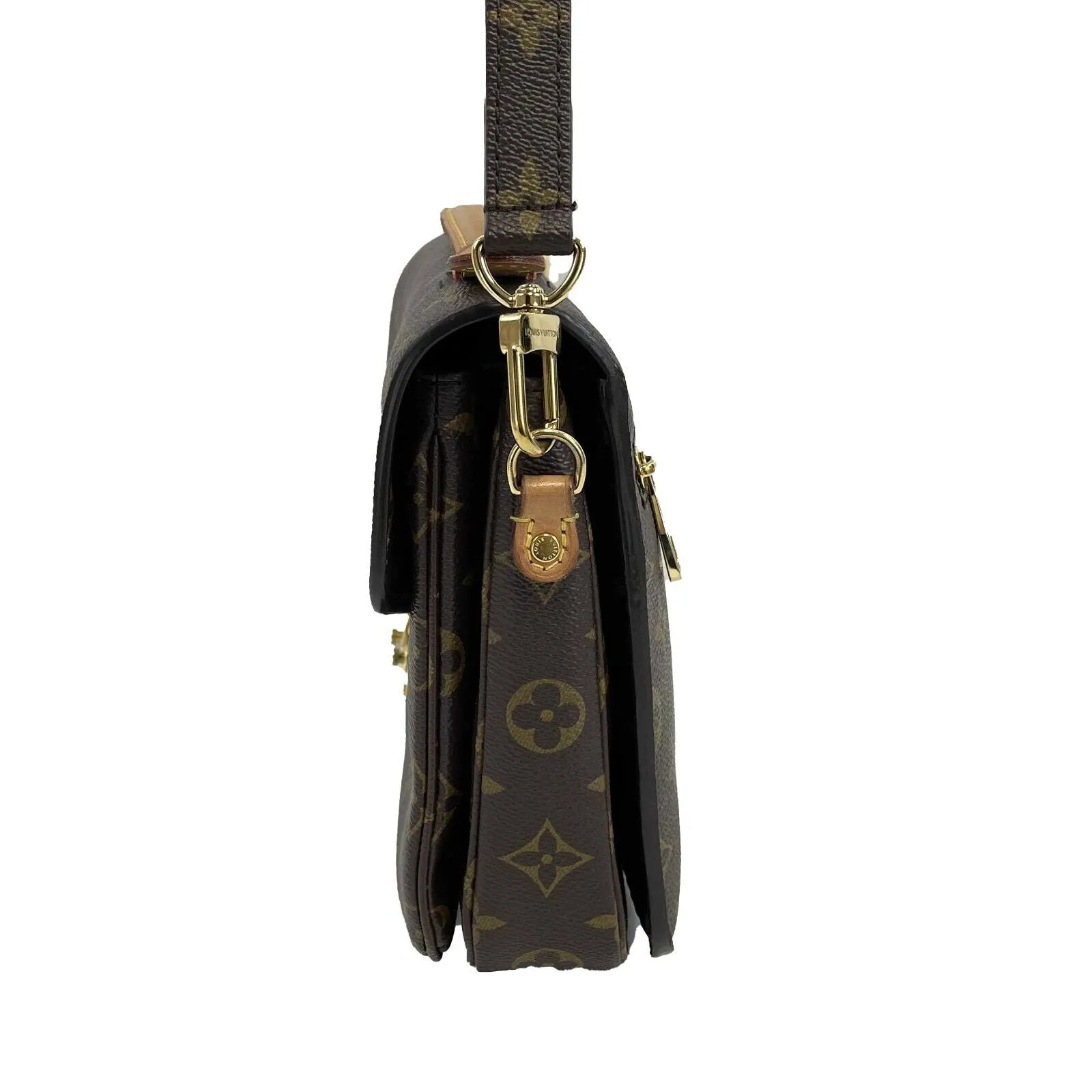 Louis Vuitton Pochette Métis Monogram Canvas Brown Top Handle / Crossbody Strap