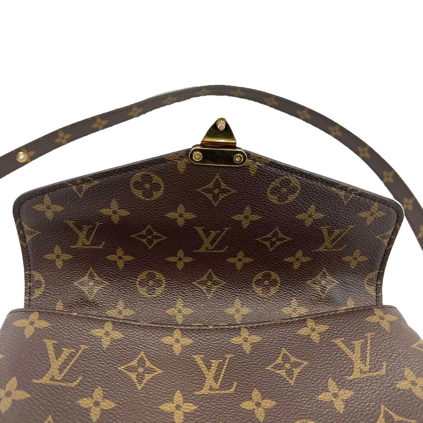 Louis Vuitton Pochette Métis Monogram Canvas Brown Top Handle / Crossbody Strap