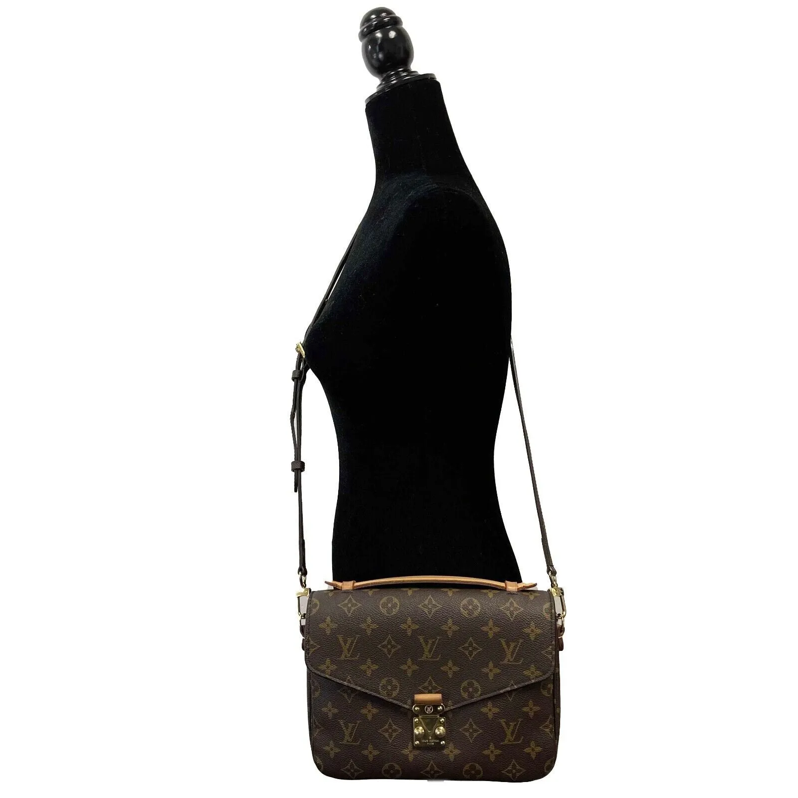 Louis Vuitton Pochette Métis Monogram Canvas Brown Top Handle / Crossbody Strap
