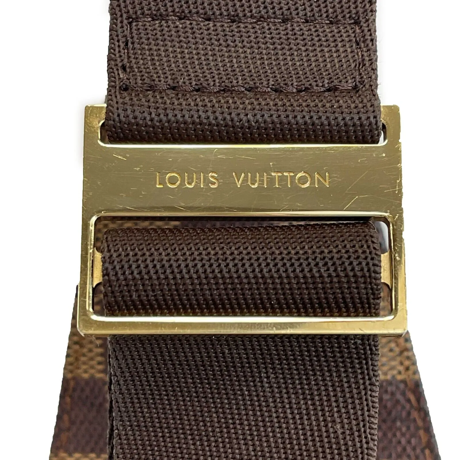 Louis Vuitton - Unisex Geronimo Canvas Crossbody / Fanny Bum Bag - Damier Ebene
