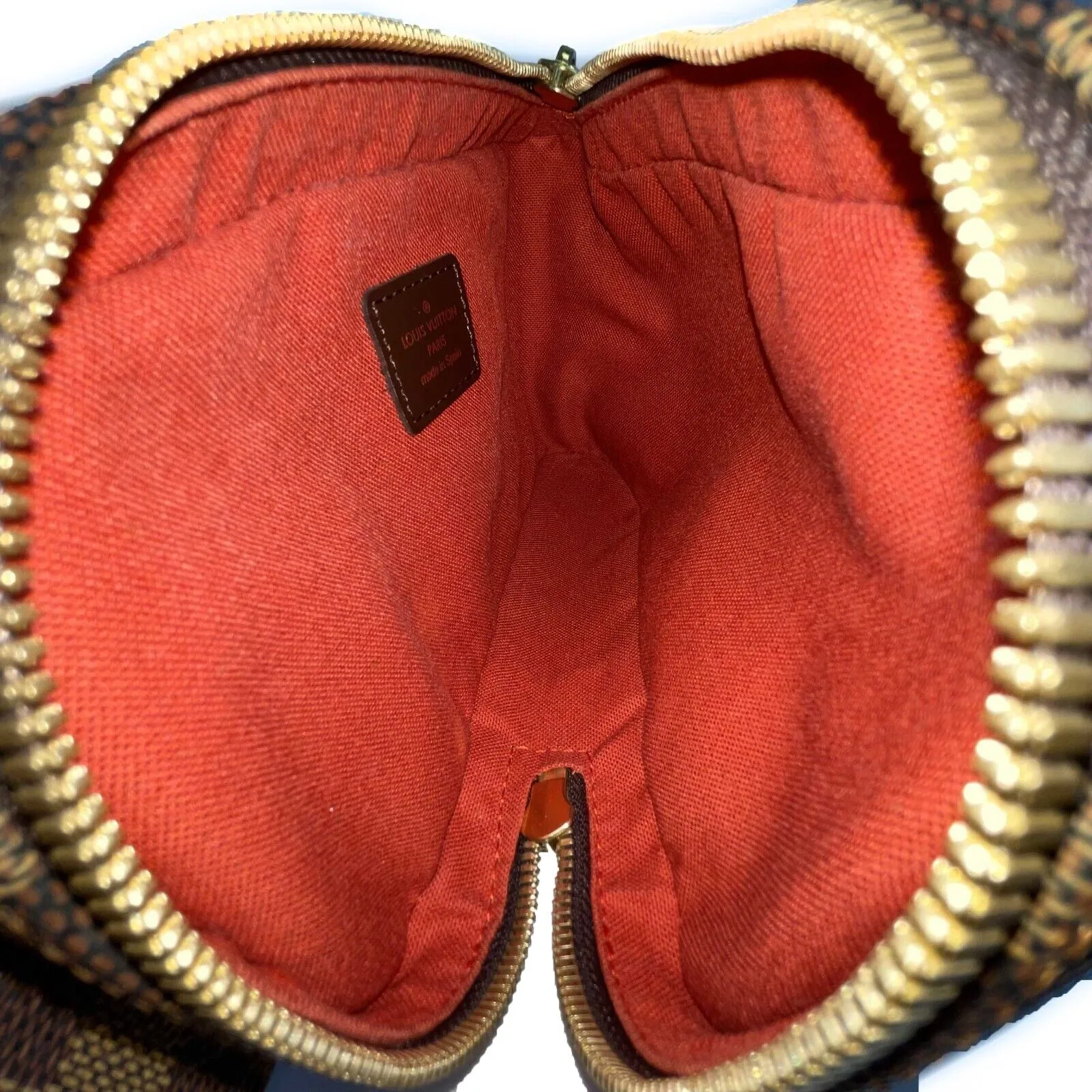 Louis Vuitton - Unisex Geronimo Canvas Crossbody / Fanny Bum Bag - Damier Ebene