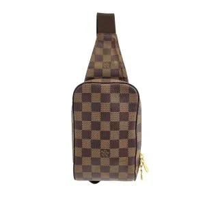 Louis Vuitton - Unisex Geronimo Canvas Crossbody / Fanny Bum Bag - Damier Ebene