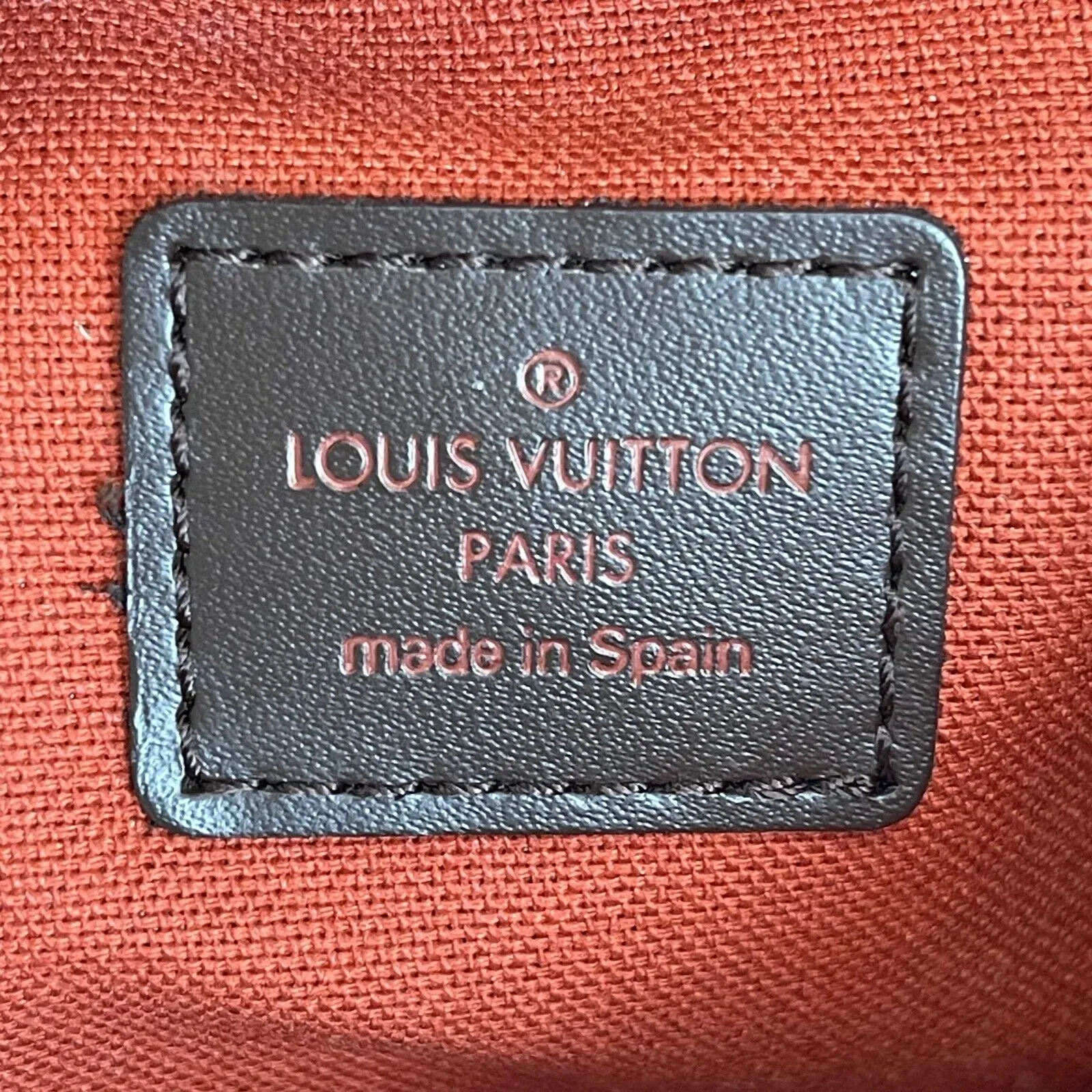 Louis Vuitton - Unisex Geronimo Canvas Crossbody / Fanny Bum Bag - Damier Ebene