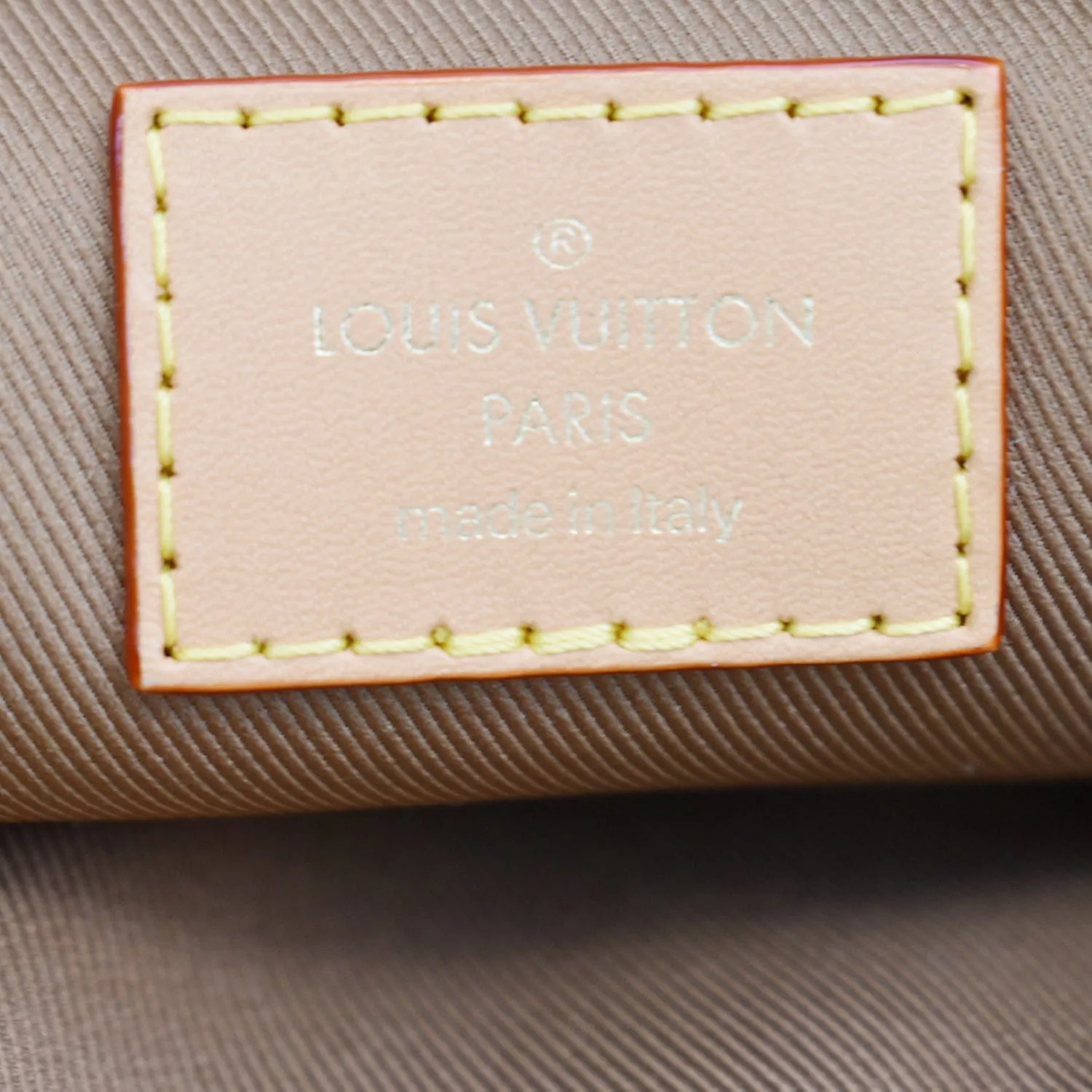 LOUIS VUITTON Utility Phone Sleeve Monogram Canvas Crossbody Bag Brown