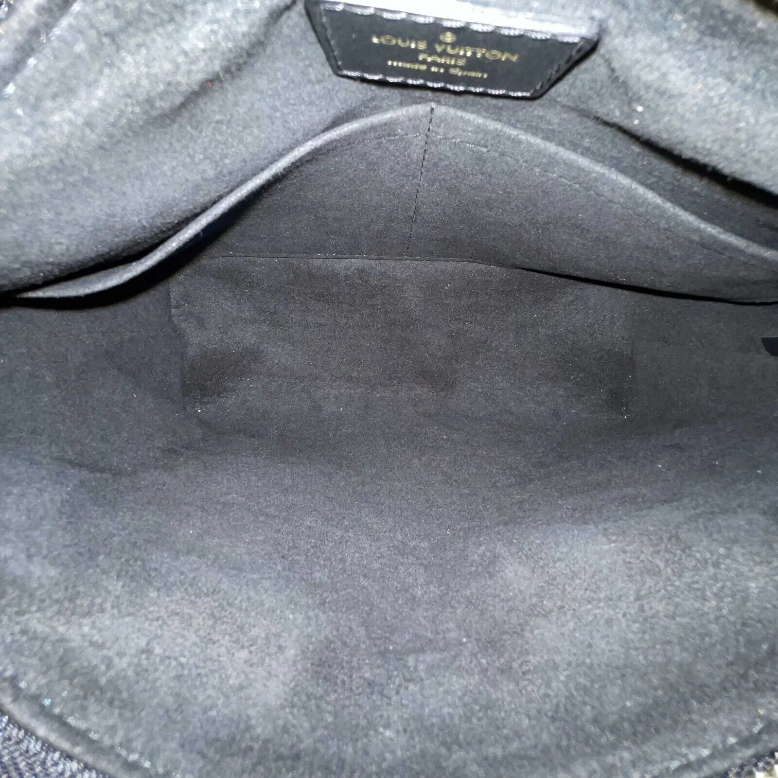 Louis Vuitton Very Good Empreinte V Tote BB RARE Black Crossbody Handbag