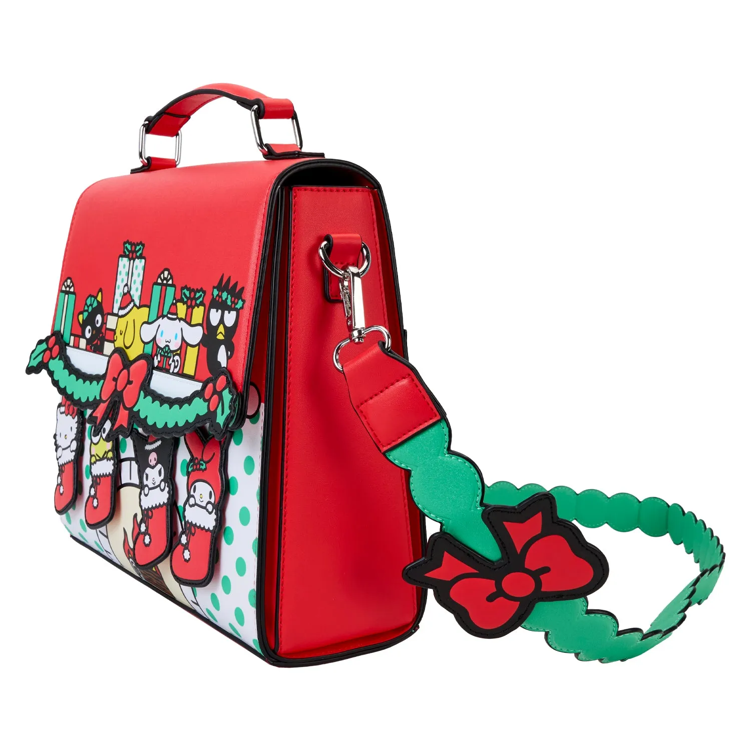 Loungefly Sanrio Hello Kitty And Friends Christmas Stocking Gifts Crossbody Bag