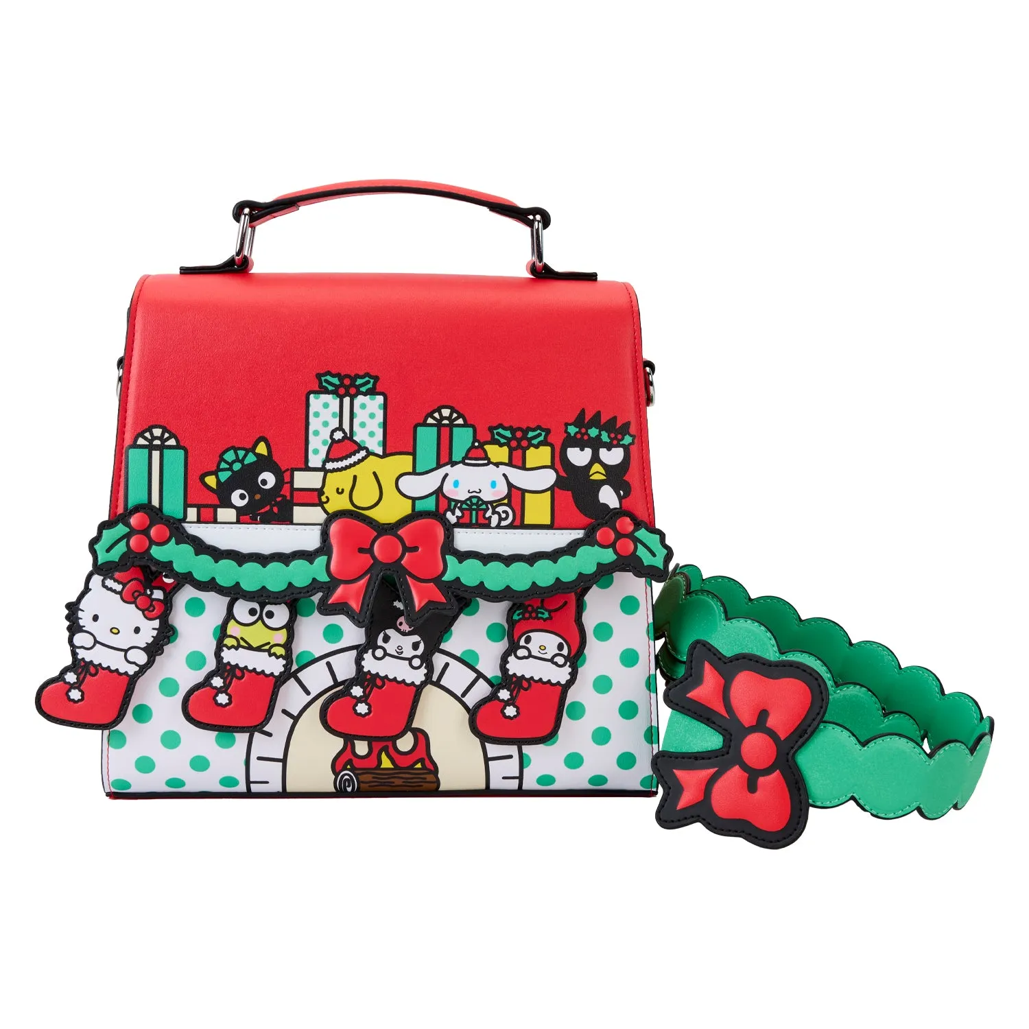 Loungefly Sanrio Hello Kitty And Friends Christmas Stocking Gifts Crossbody Bag