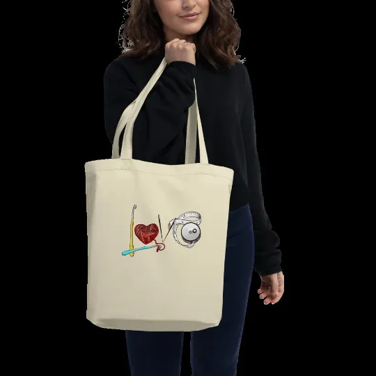 Love Crochet Tote bag