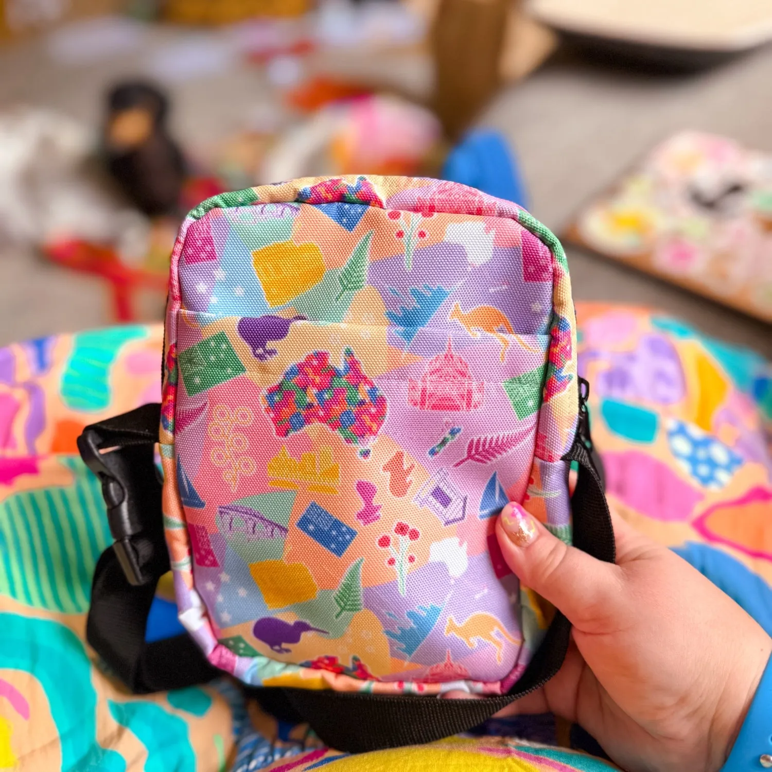Love in Neon Mini Crossbody Bag