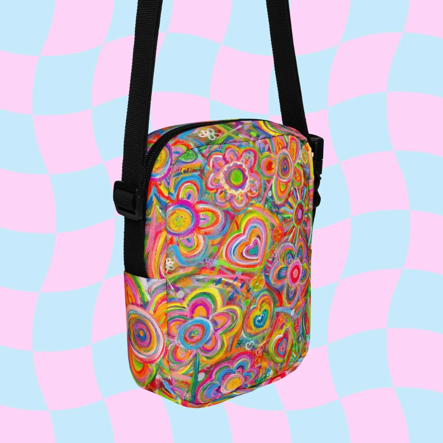 Love in Neon Mini Crossbody Bag
