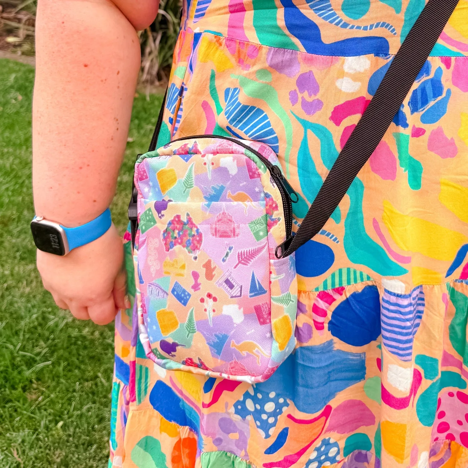 Love in Neon Mini Crossbody Bag