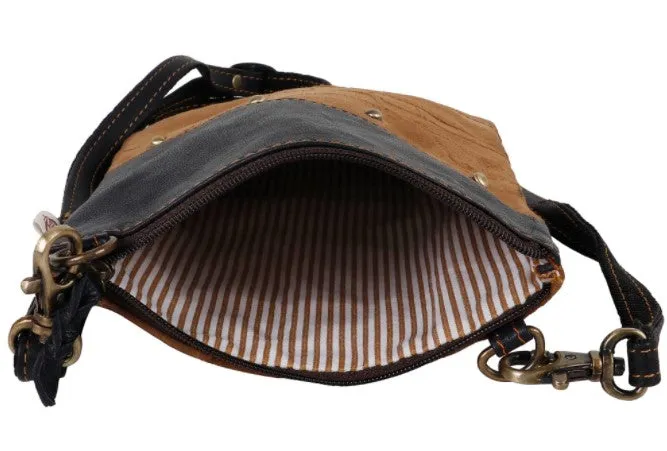 Madison Brisk Leather Crossbody, Small