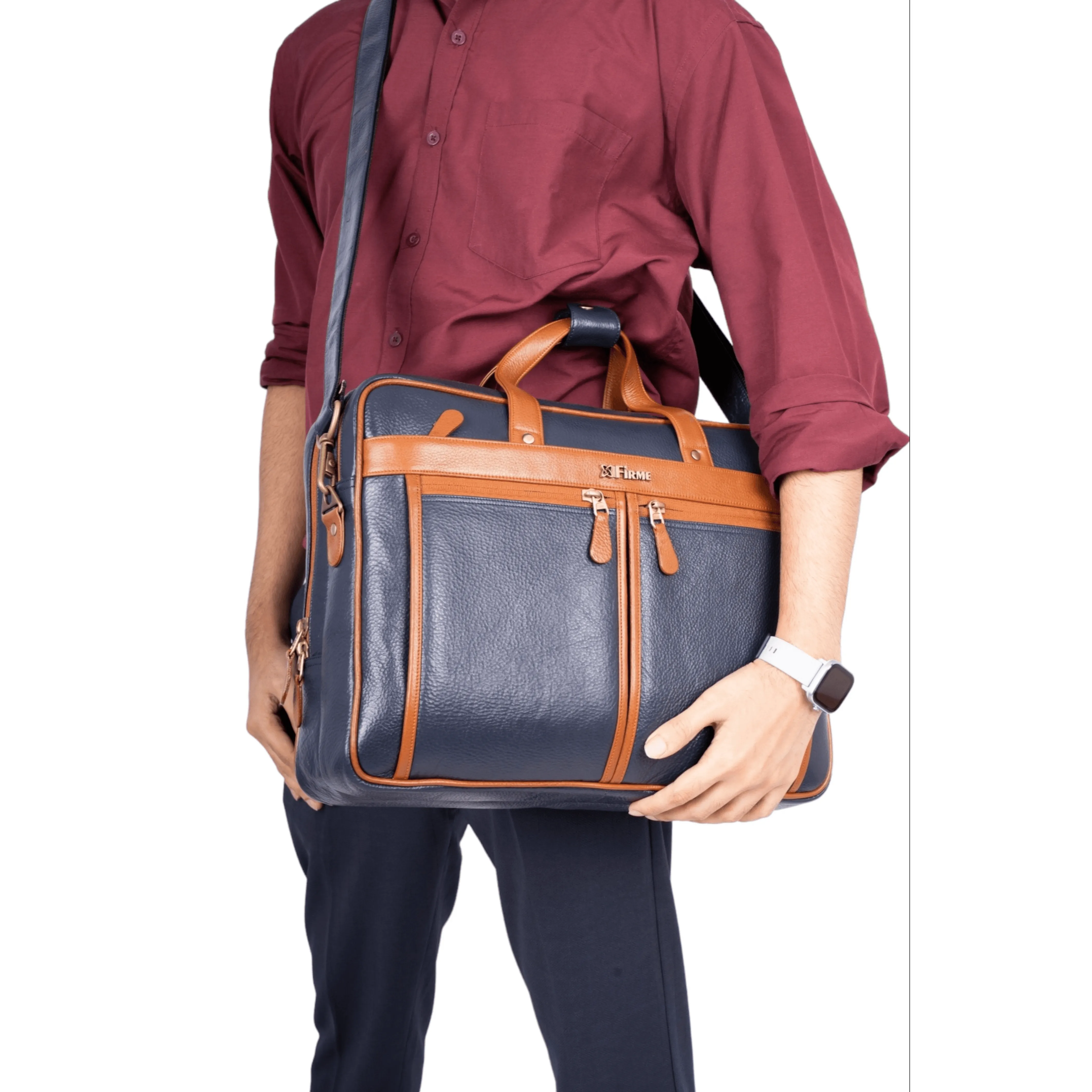 Maple Leather Laptop Bag