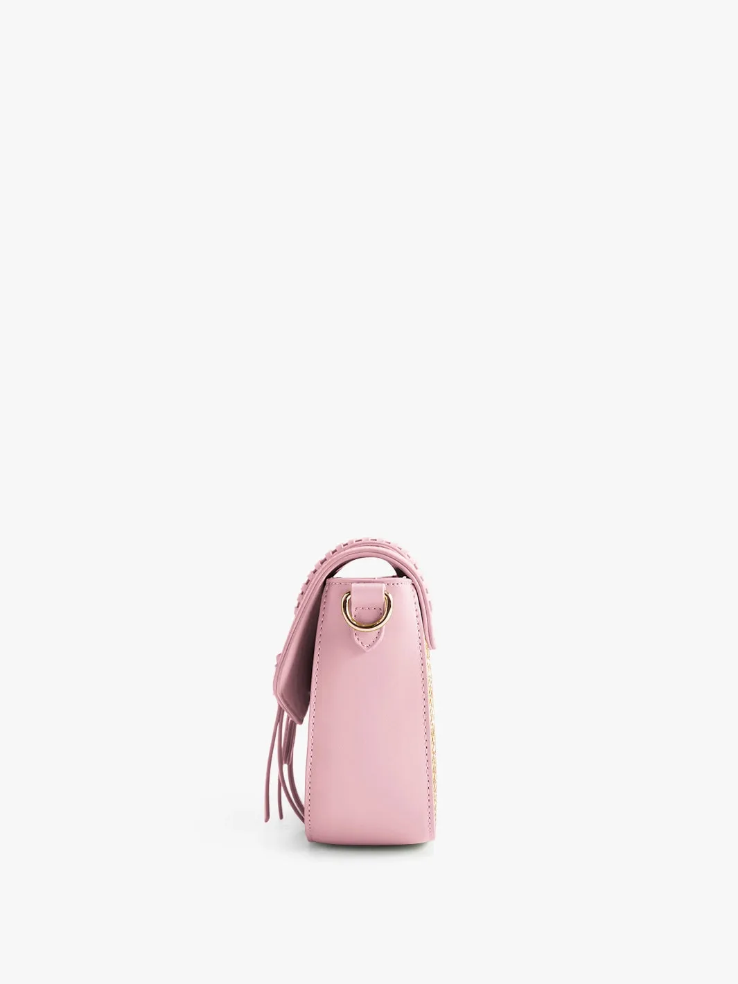 Marina Raffia Straw Crossbody Bag