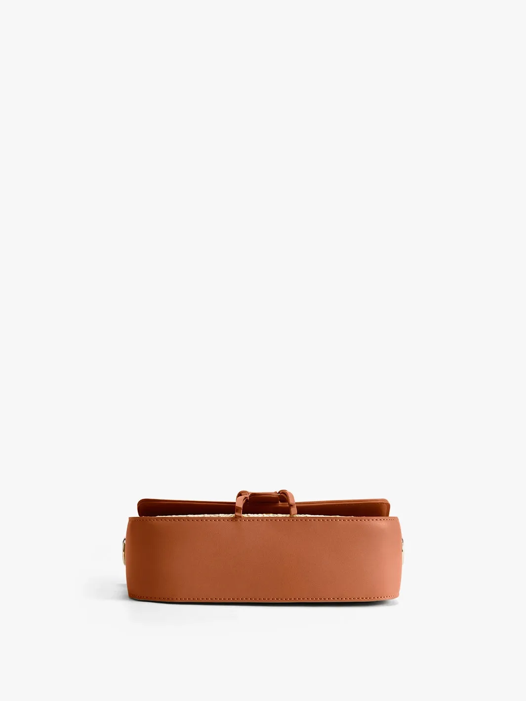 Marina Raffia Straw Crossbody Bag