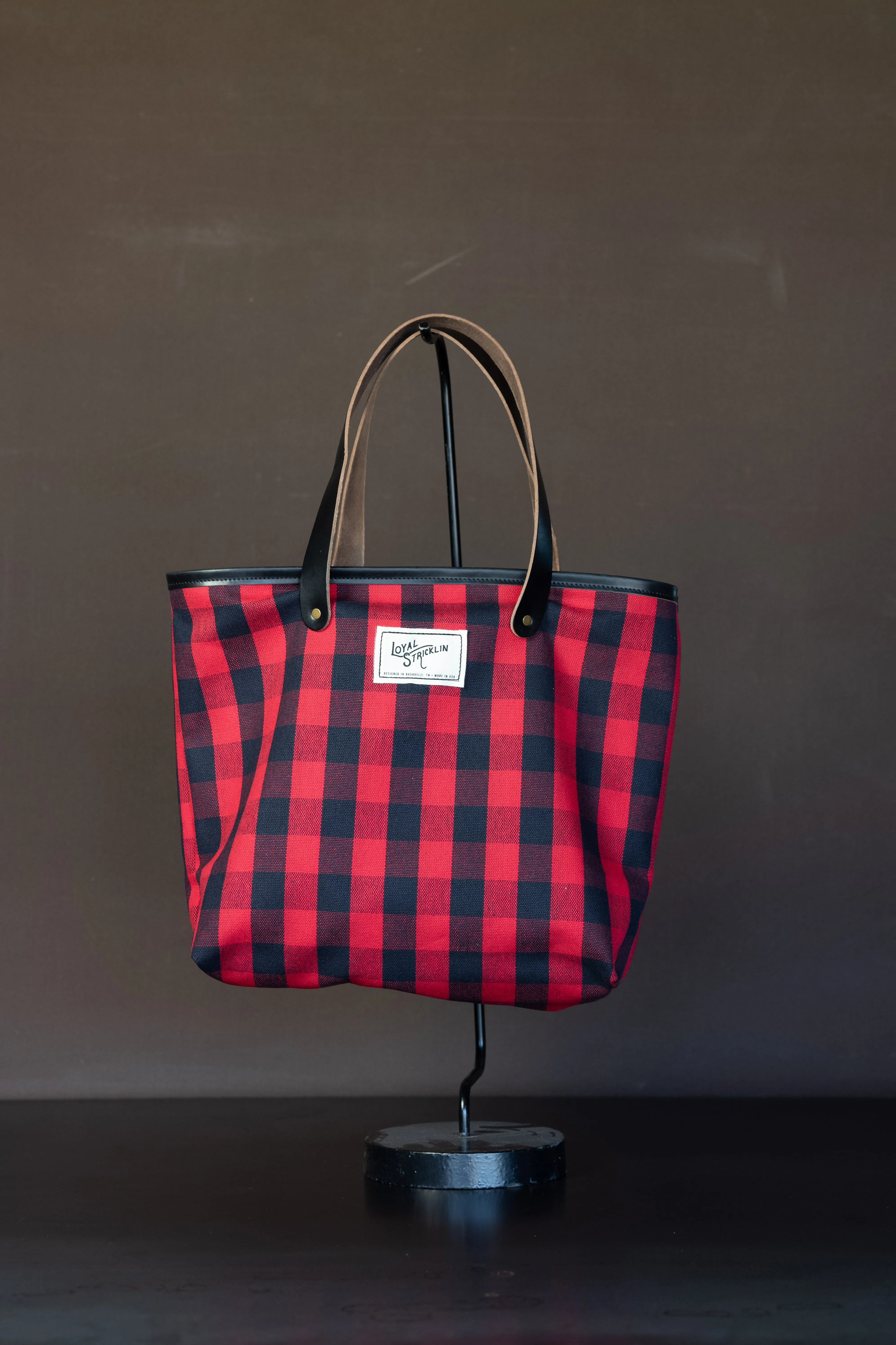 Market Tote - Buffalo Check