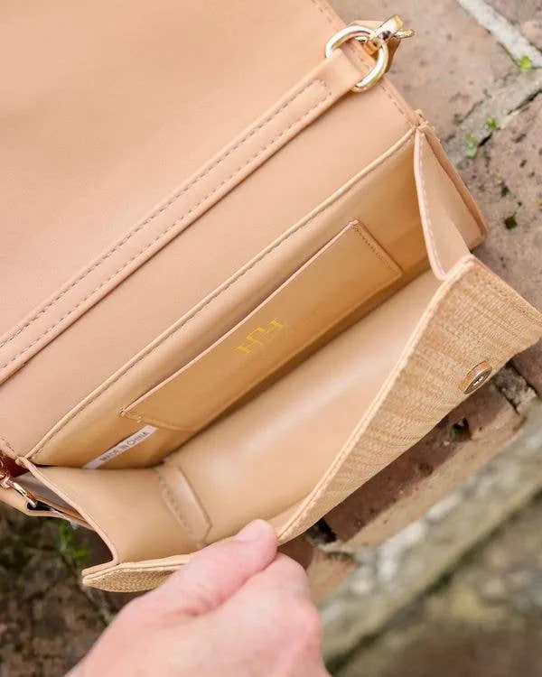 Maverick Crossbody with Pocket Natural Tan