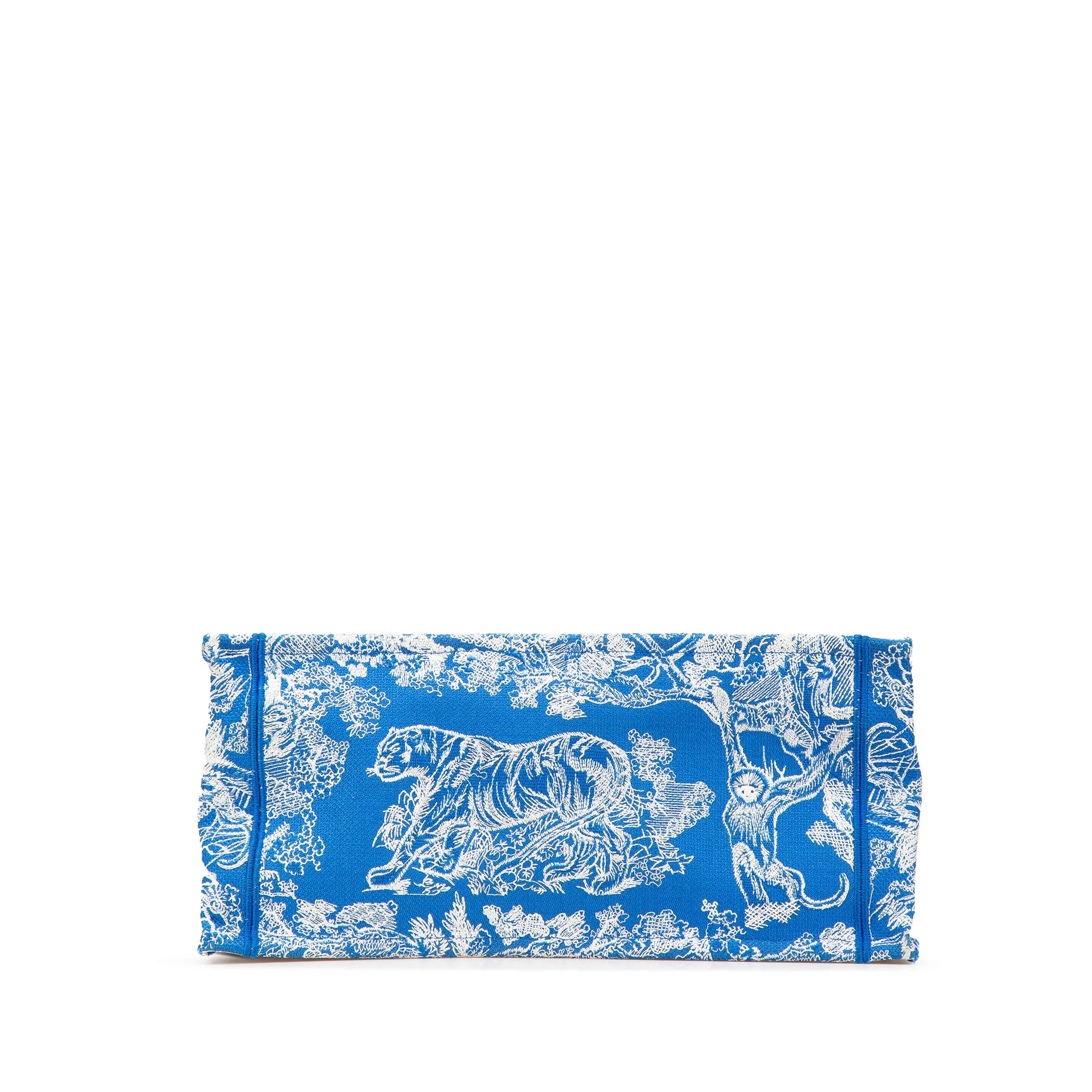 Medium Canvas Embroidered Dioriviera Toile De Jouy Book Tote