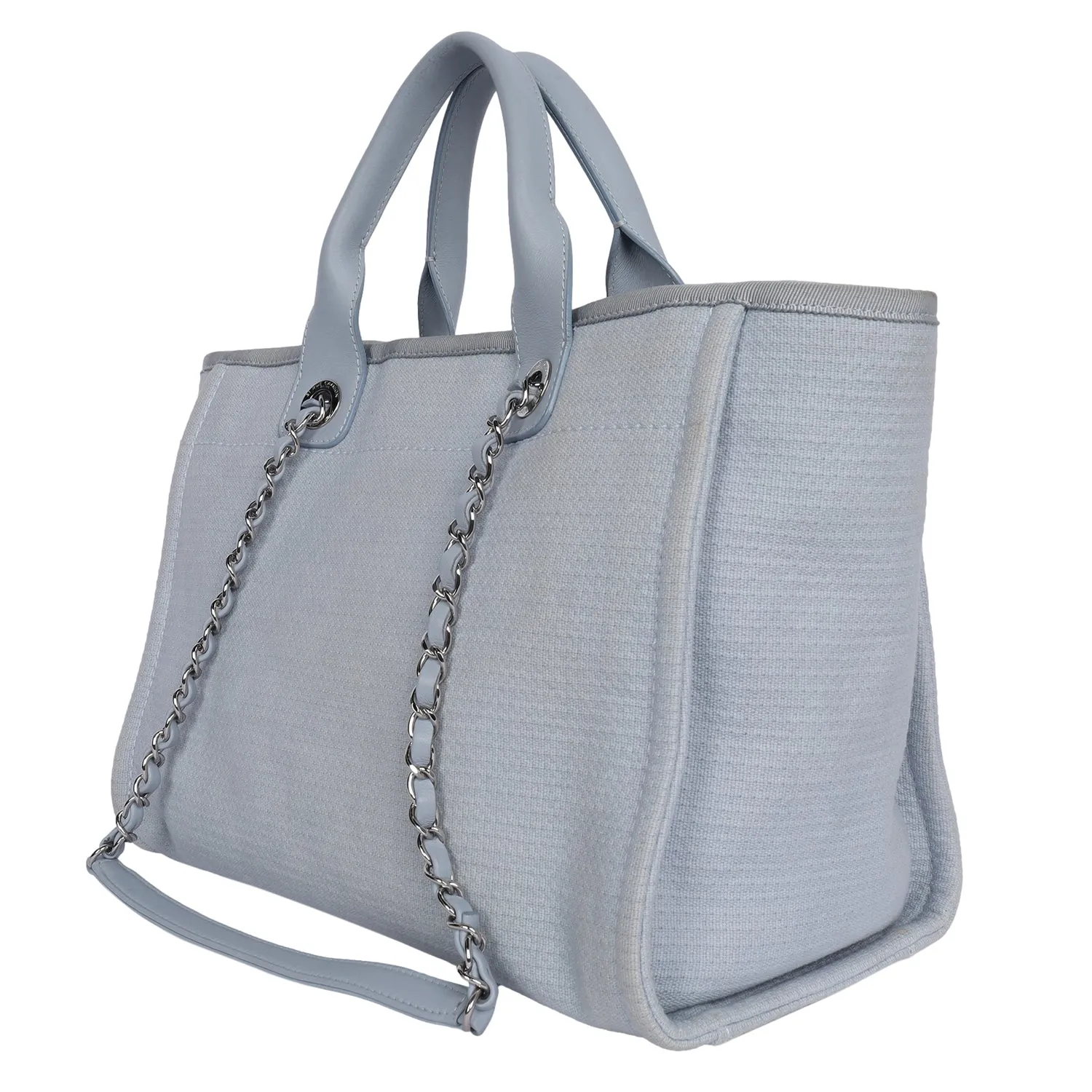 Medium Deauville Tote Baby Blue