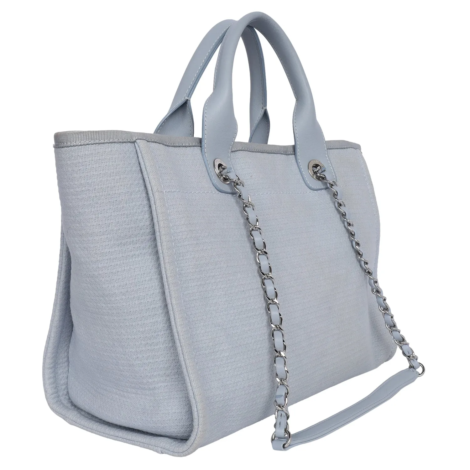 Medium Deauville Tote Baby Blue
