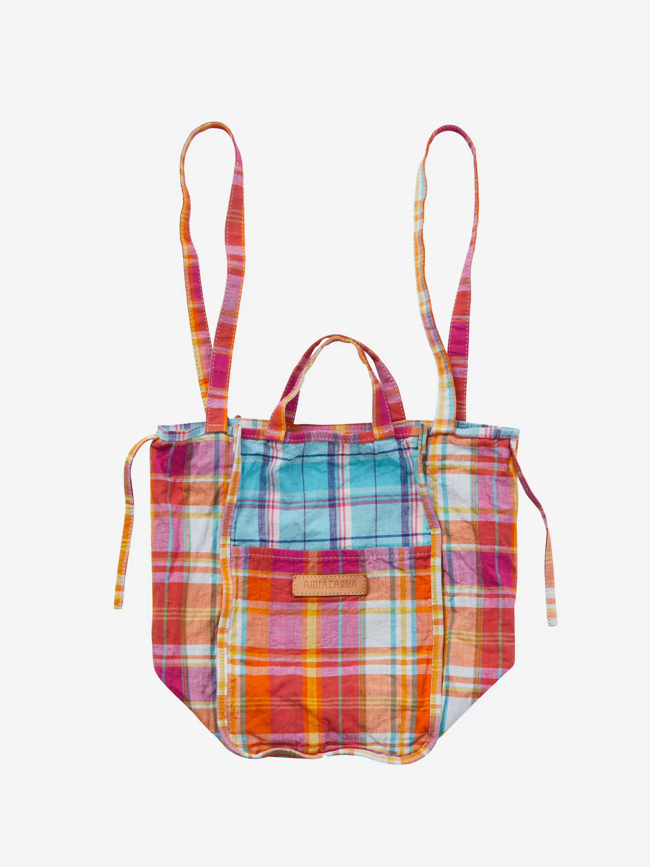 Medium Mixed Plaid Easy Bag