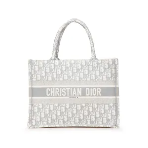 Medium Oblique Canvas Book Tote