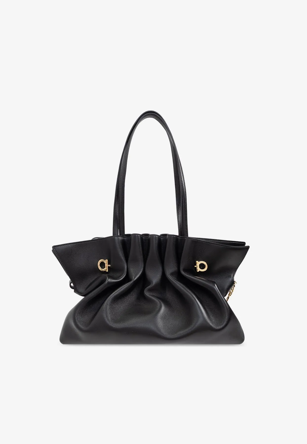 Medium Pierc Leather Shoulder Bag