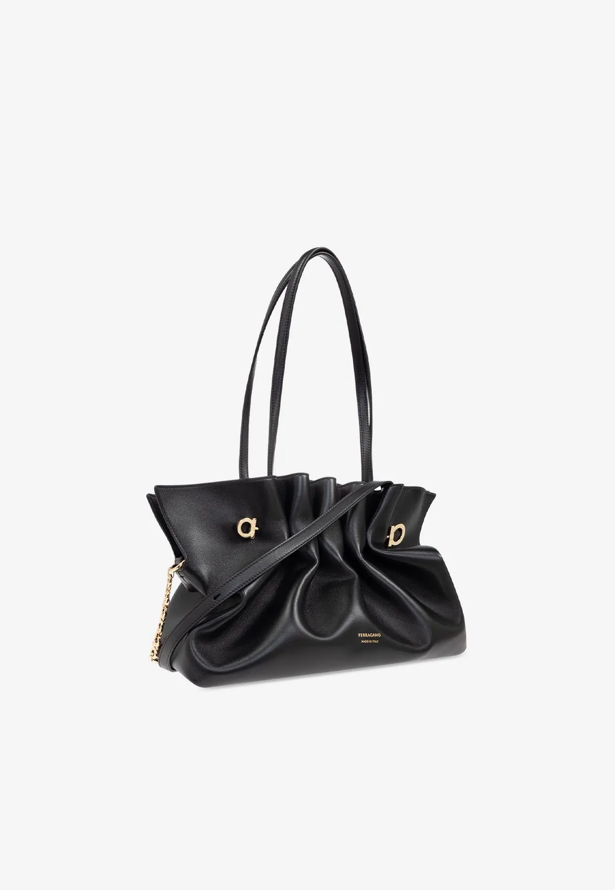 Medium Pierc Leather Shoulder Bag