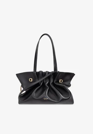 Medium Pierc Leather Shoulder Bag