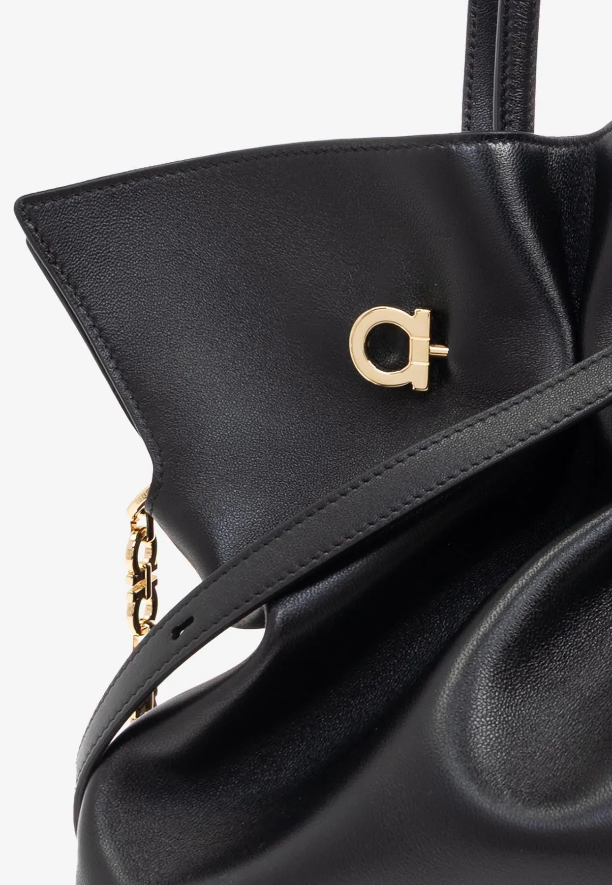 Medium Pierc Leather Shoulder Bag