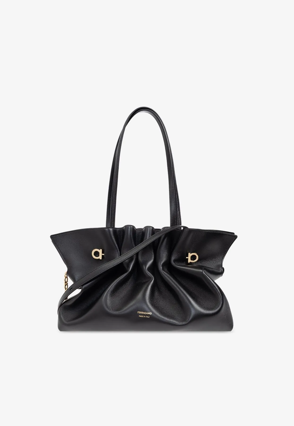 Medium Pierc Leather Shoulder Bag