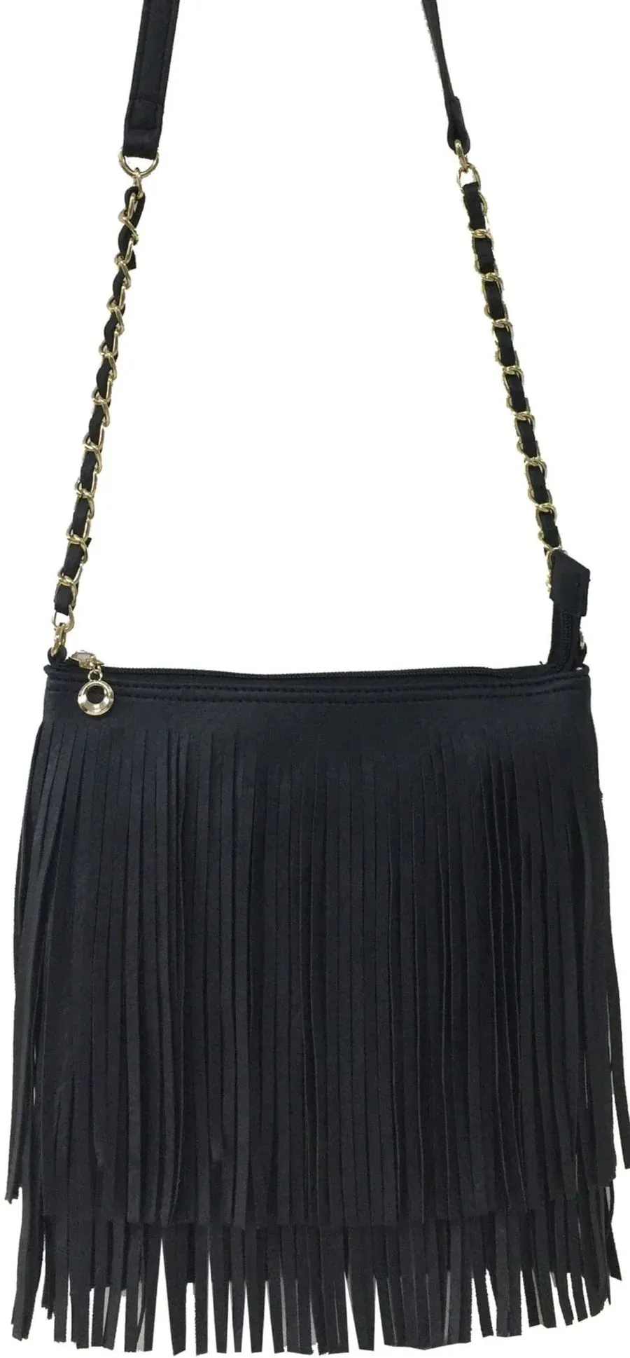 Mimi Samantha Fringe Crossbody Bag